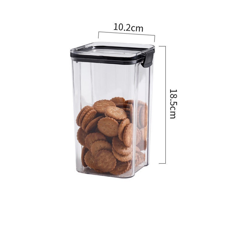Transparent grain box