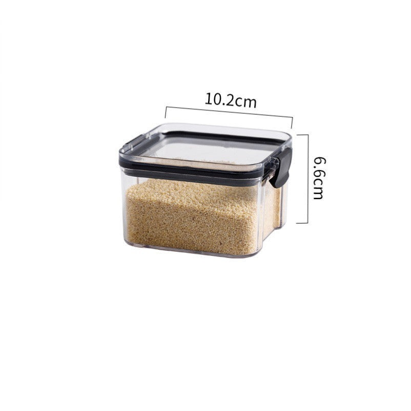 Transparent grain box